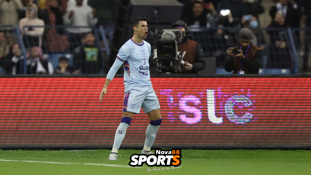 Ronaldo-scored-2-for-Saudi-All-Star-team-against-PSG